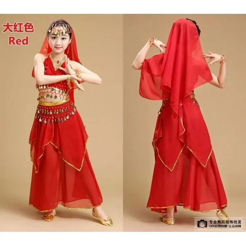 Детская одежда для танца детский профессиональный костюм живота девочек