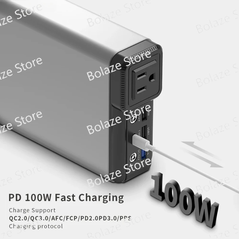 Портативная электростанция 150 Вт Солнечный генератор источник питания для