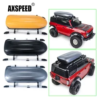 AXSPEED Plastic Roof Luggage Rack Box with Aluminum Mount for Traxxas TRX-4 Bronco TRX-6 1/10 RC Crawler Car Decoration Parts