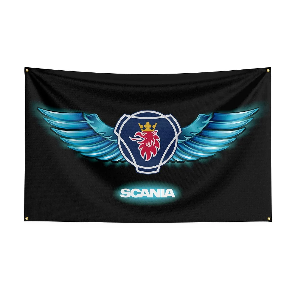

3x5 Ft Scania Flag for Home Wall Decoration