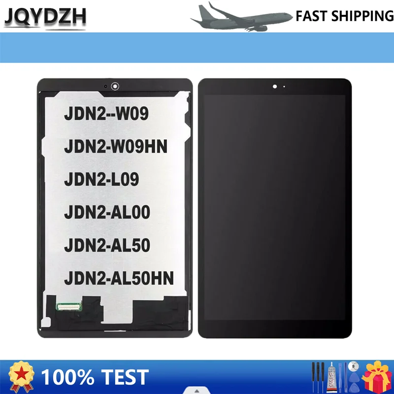 

For 8.0" Huawei MediaPad M5 Lite 8 JDN2-W09 JDN2-AL00 JDN2-L09 Touch screen Digitizer LCD Display LCD Assembly Glass 100% tested