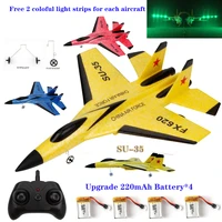 rc plane su 35 rc remote glider wingspan radio control drones airplanes rtf uav xmas children gift assembled flying model toys