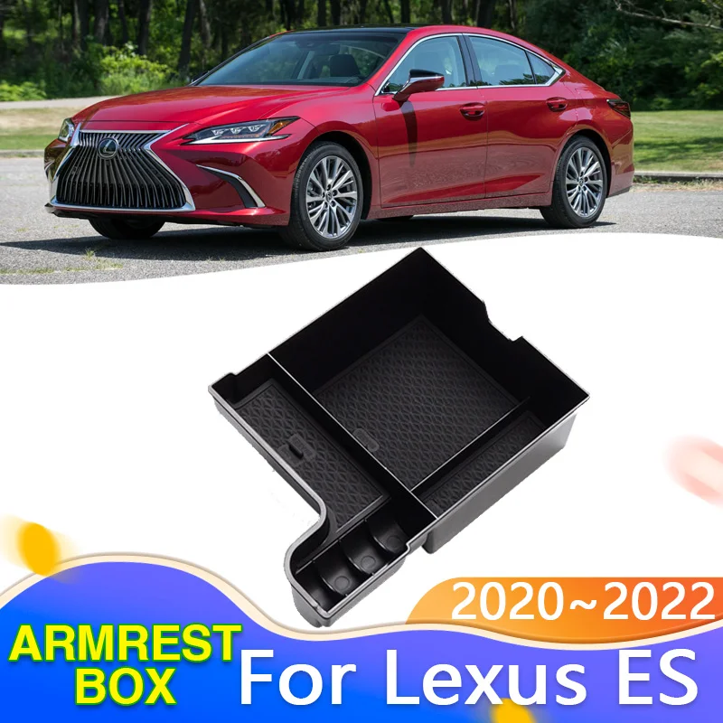 

Car Central Armrest Storage Box for Lexus ES XZ10 300h 2020 2021 2022 Center Console Sundrie Organizer Pallet Holder Accessories