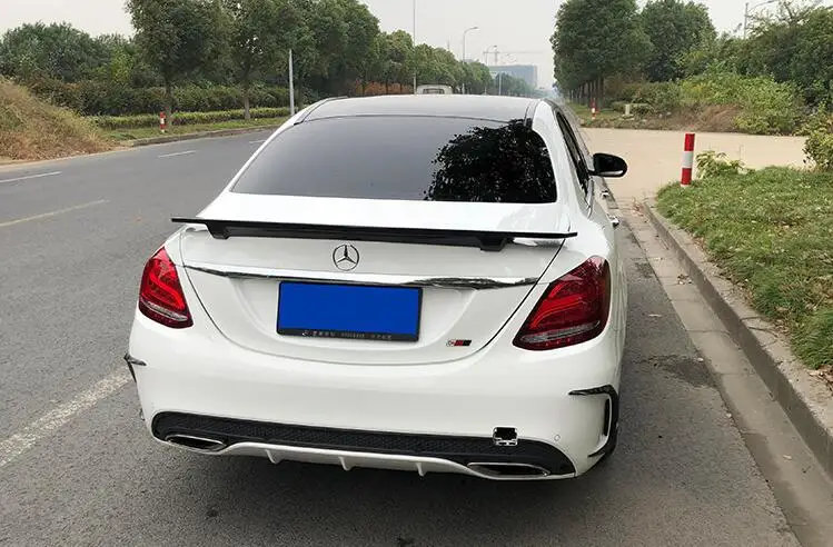 Спойлер для Benz W205 2015-2018 ZDK C-class C180 200 260 300 C63 высококачественный материал ABS заднее