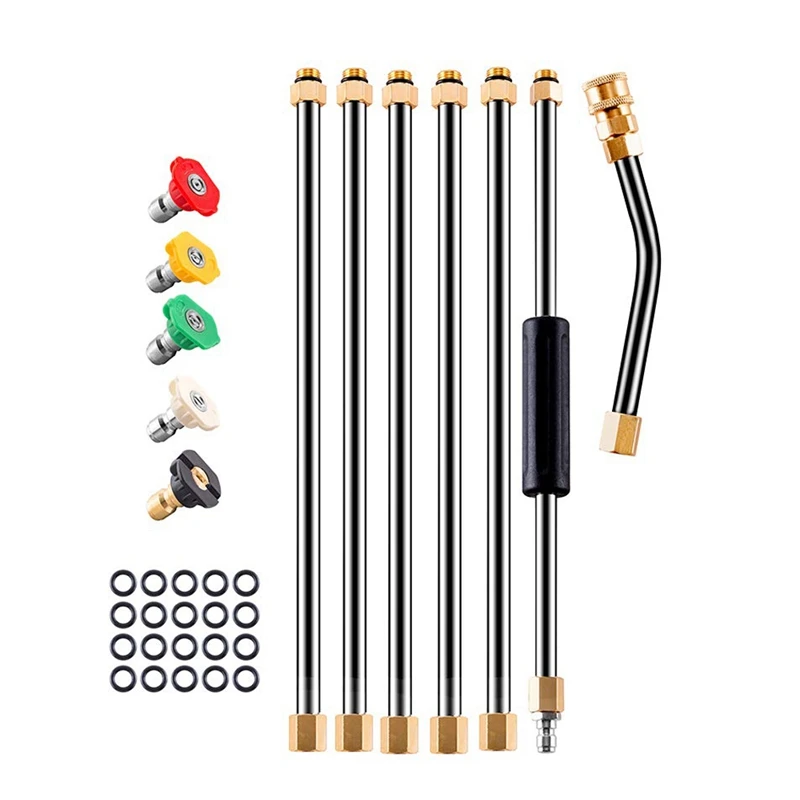 Удлинитель для мойки высокого давления 6 шт. удлинителей из нержавеющей стали 1