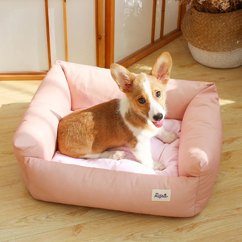 

Removable Washable Dog Bed For Cats Durable Pets Small Large Dog Beds Pet Bed For Dogs Soft Cats Lounger Pet Supplies