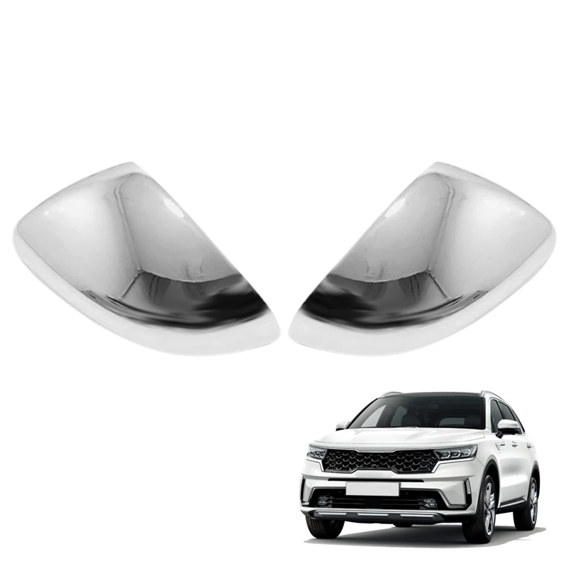 

Car Rearview Side Glass Mirror Cover Trim Frame Side Mirror Caps for Kia Sorento MQ4 2020 2021 2022