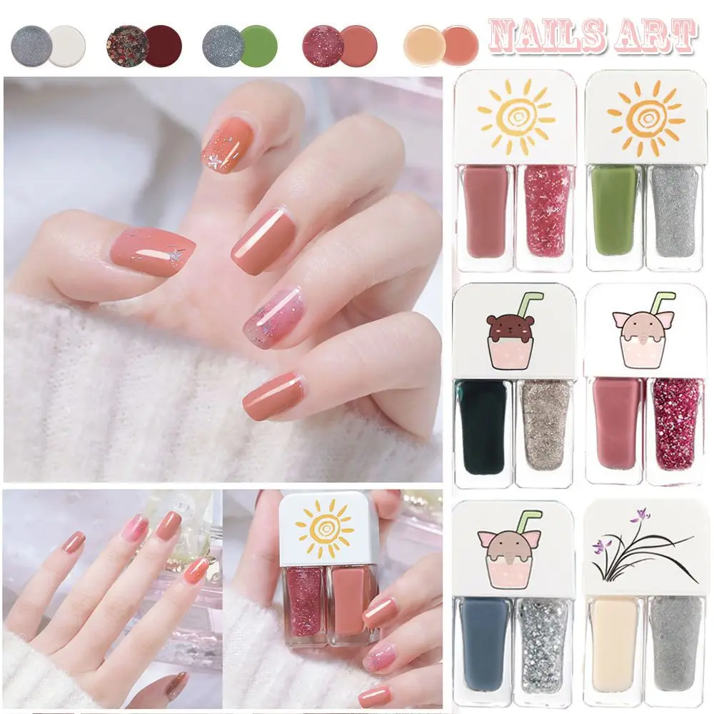 Набор гель-лаков для ногтей в двух флаконах 8 мл |