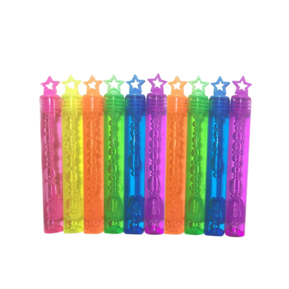 

10PC Kids Bubble Wand Bubble Wands Kids Wedding Party Decoration Bottle Bubble Maker for Kids Bubble Wand Set