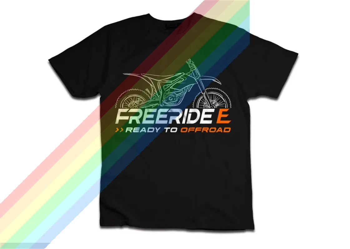 2024 новая летняя мужская футболка повседневная KTMs Freeride E 2012-2014 мотоциклетная с