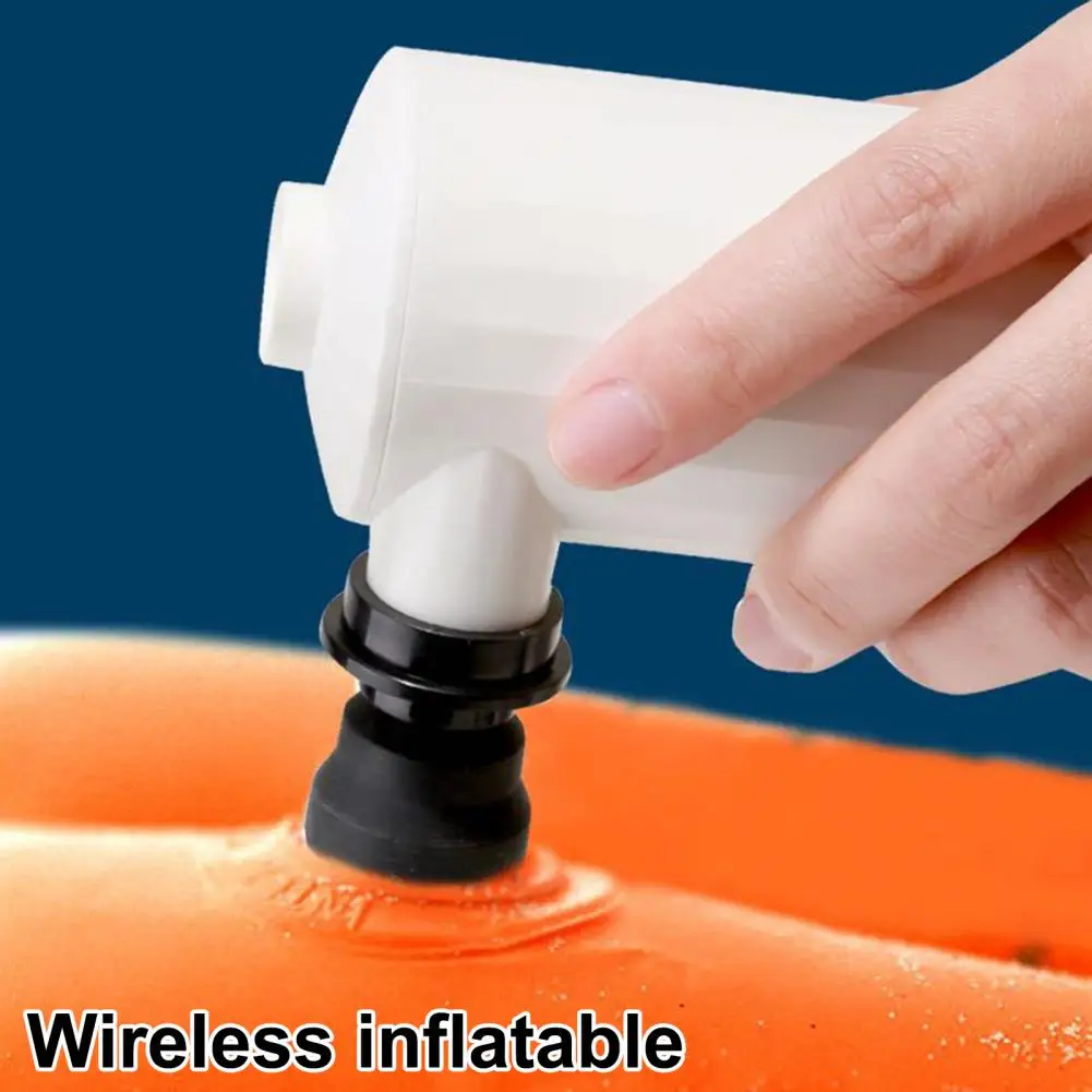 

Fogcroll 2.0 Mini Air Pump For Mattress Mat Camping Outdoor Portable Electric Inflator Swimming Ring Vacuum Pump With 4 Nozzles