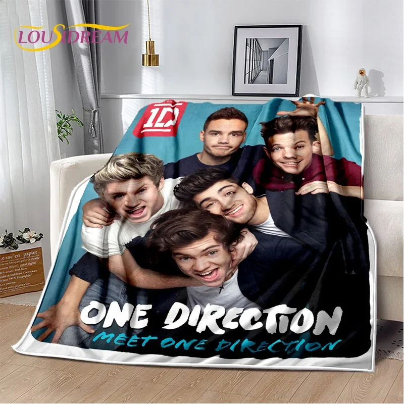 1D Rock-One Direction Combinatio мягкое фланелевое одеяло для кроватей спальни дивана пикника