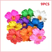 9pcs bohemian style hair clips simulation flower beach bobby hairpin for women girls hairpins styling hair accessories