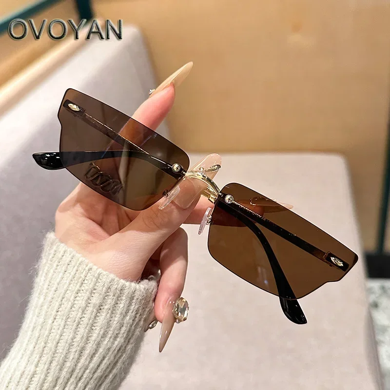 OVOYAN многоугольные индивидуальные солнцезащитные очки женские модные