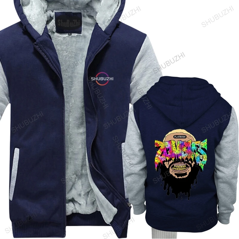 Nuovo Stile di Estate Moda Manica Corta теплое пальто на молнии Flatbush Zombies толстовки O Collo Cotone