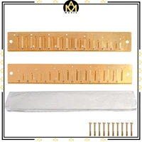 2pcs 24 holes harmonica reed plates 24 holes brass cover plates 24 holes harmonica make diy replacement set