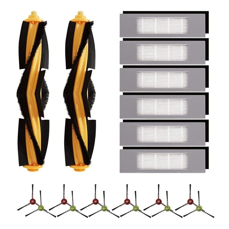 

Replacement Parts Main Brush Side Brushes HEPA Filters Compatible For Ecovacs T8 T9 T9AIVI Robotic Vacuum Accessories