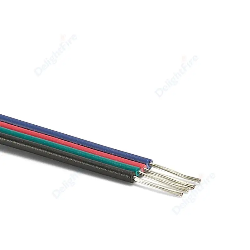 

Электрические провода DelightFire 10 м медные 2-5 контактных для светодиодной ленты