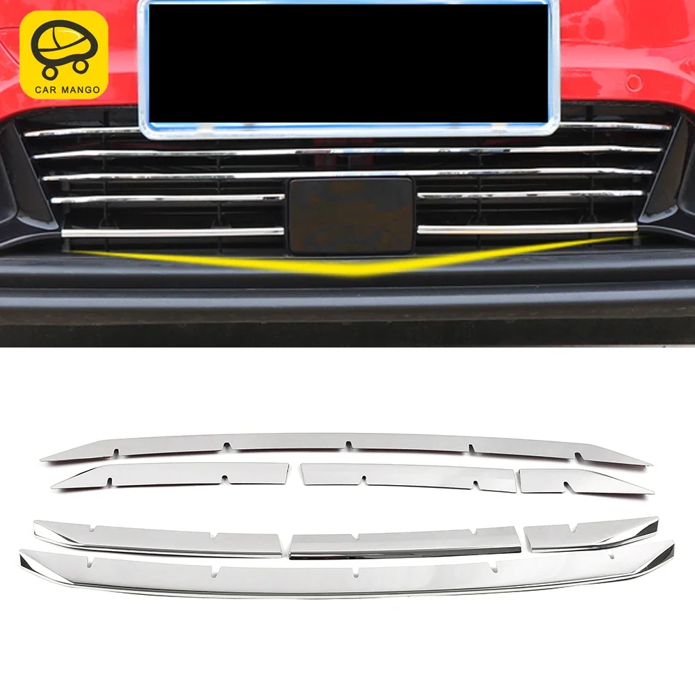 

For Geely Coolray 2018 2019 2020 2021 2022 Auto Car Accessories Stainless Front Grille Cover Kidney Trim Frame Sticker Protector