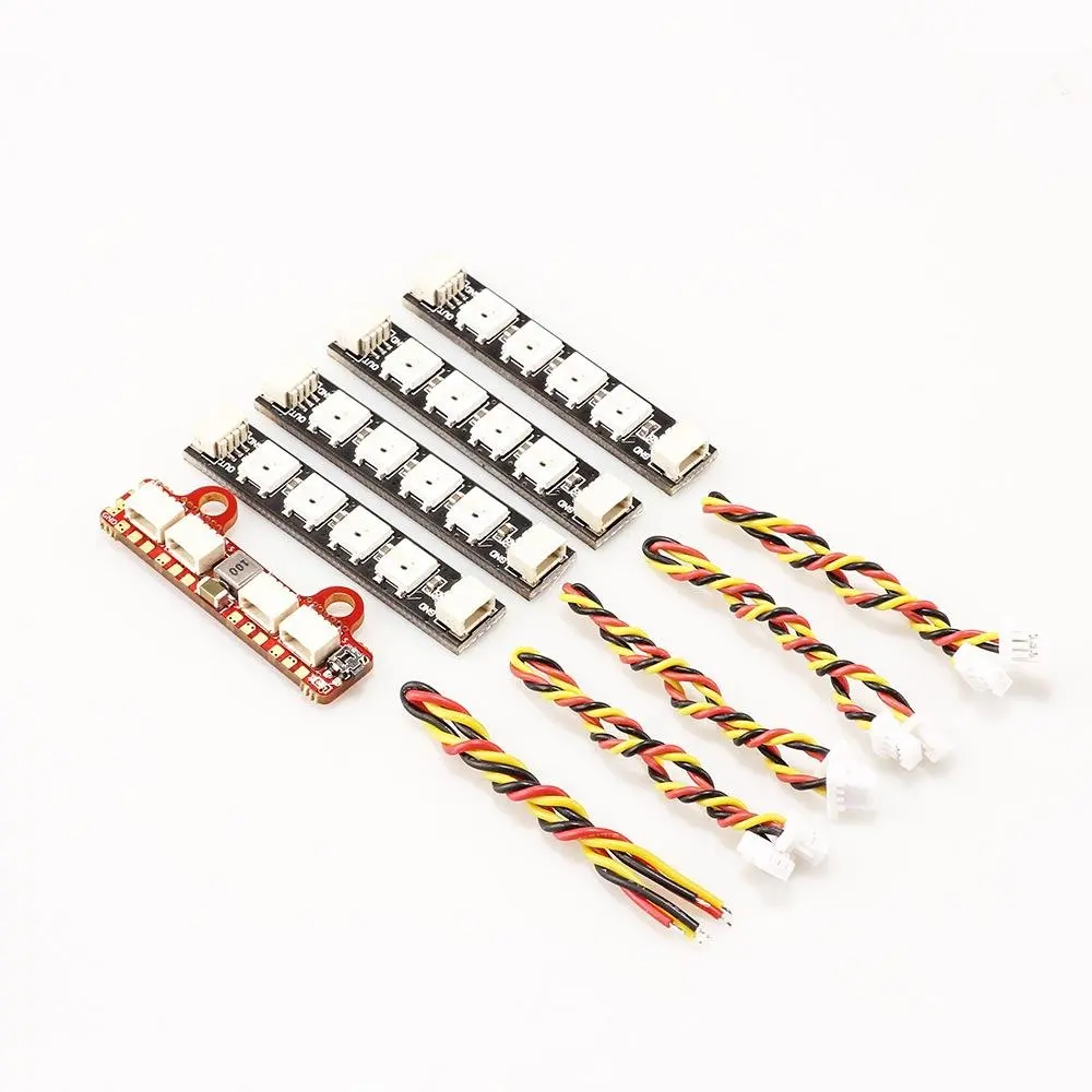 

HGLRC 2812 Φ контроллер 2-6S 5V 2A BEC с 4 шт. W554B 4 бусины Стандартная плата для FPV Freestyle дроны DIY части