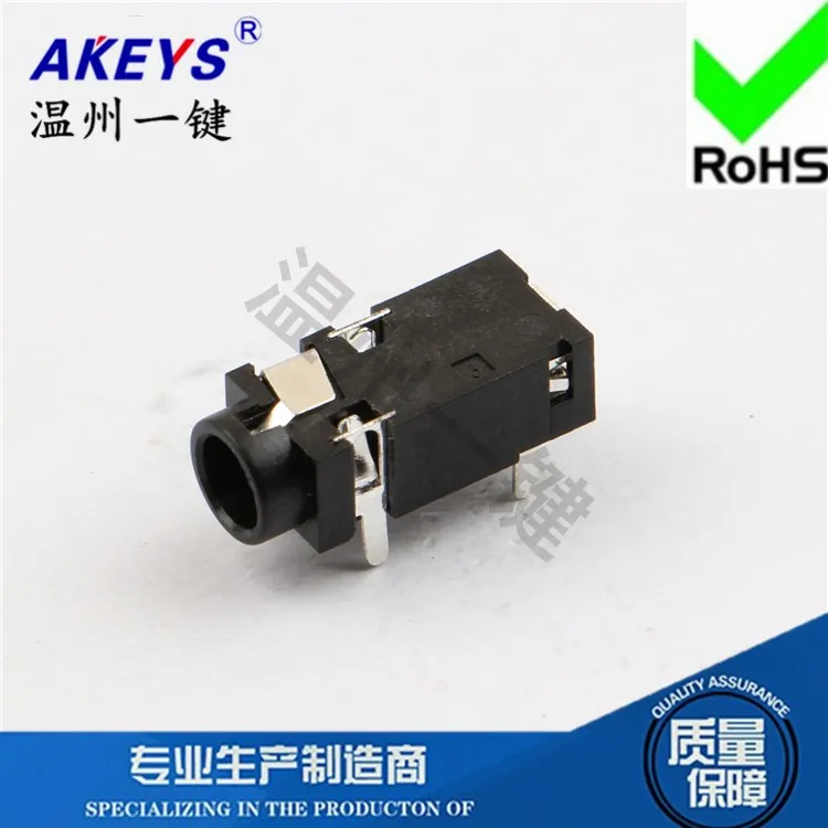

PJ-308F Pin Power Interface 3.5 Headphones Jack 5 PCs 3.5mm/Audio Socket USB