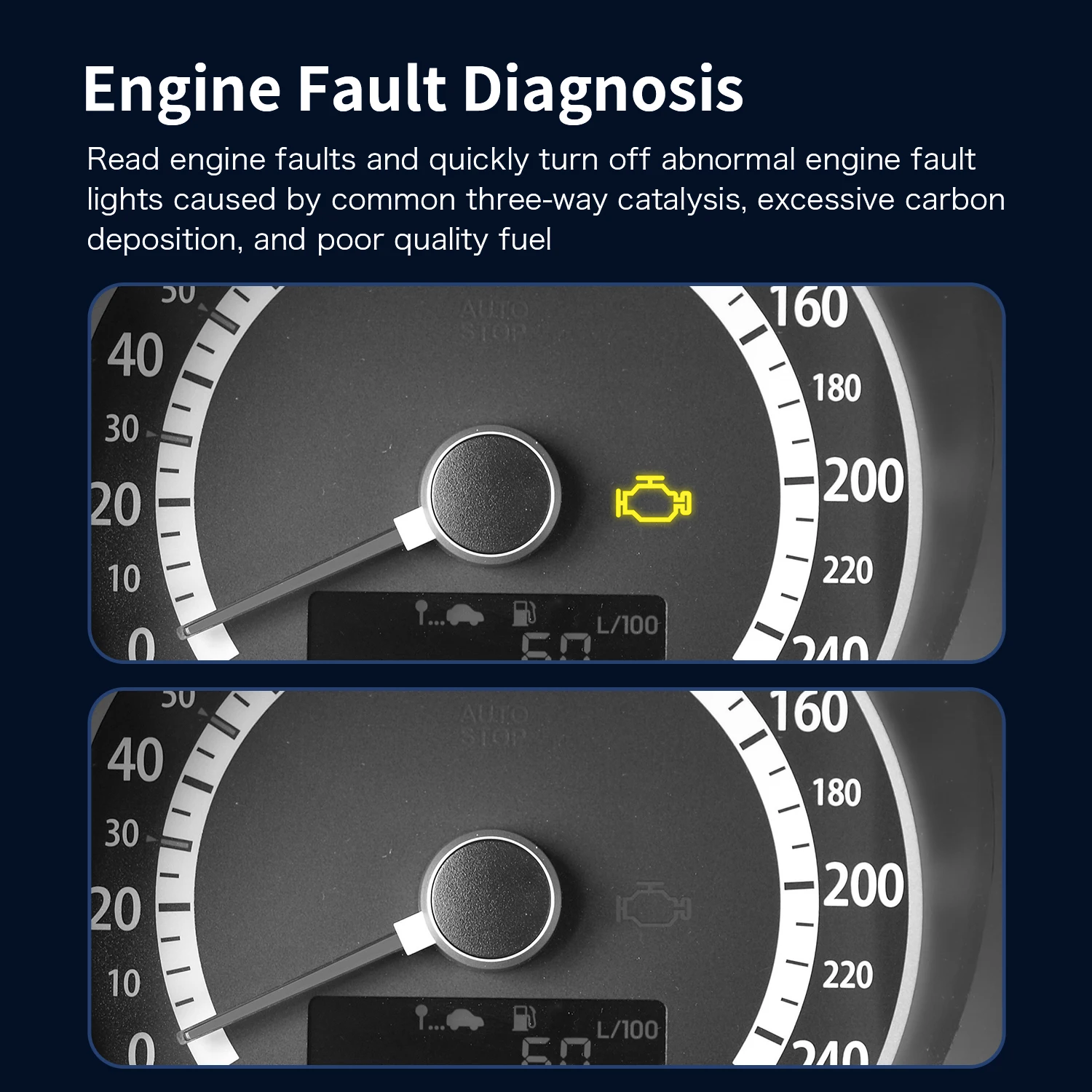 Универсальный черный сканер OBD2 V320 диагностическая автоматическая проверка