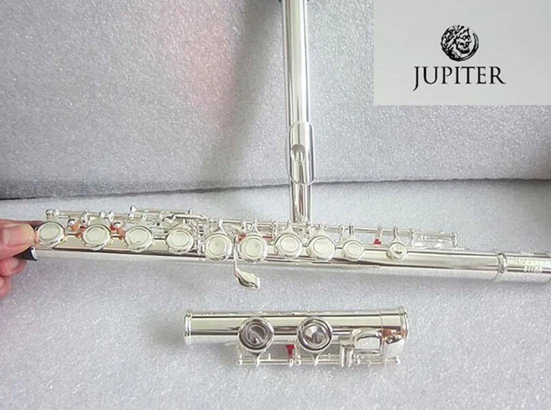 

Brand New JUPITER JFL-511ES 16 Holes Closed C Key Flute Cupronickel Silvering flauta transversal instrumentos musicales Case