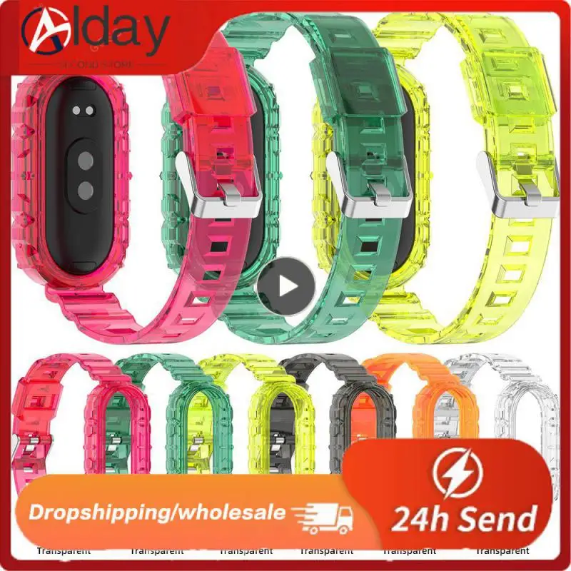 

Easy To Use Watchband Environmental Protection And Health For Mi Band 8 Waterproof Multi Color Option Strap Breathable