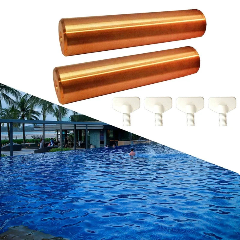 

2X 4.13 Inch Solar Copper Anode For Solar Pool Ionizer Water Purifier Cleaner Accessories Replacement Parts