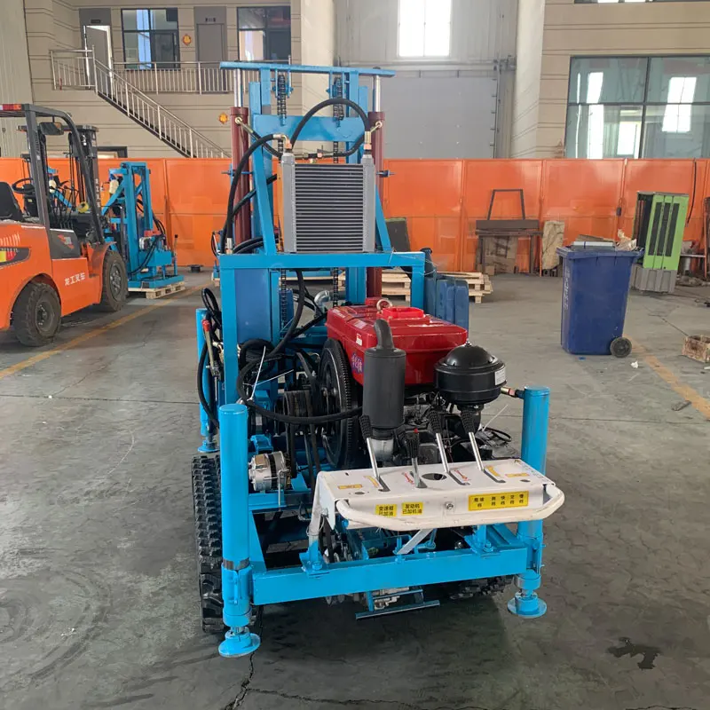 Наземная буровая установка для бурения скважин на гусеничном ходу портативная