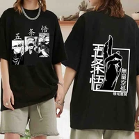harajuku mens t shirt jujutsu kaisen graphic unisex short sleeve y2k large size anime clothes summer casual streetwear tops