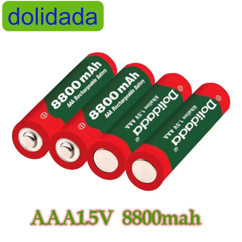 

New AAA Rechargeable Battery 9800mah/8800mah 1.5V New Alkaline Rechargeable Batery for Led Light Toy Mp3