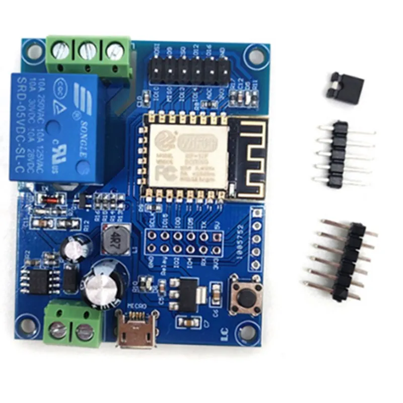 Вторичное развитие источника питания постоянного тока 5-80 В ESP8266WIFI Одноконтурный релейный модуль ESP-12F плата разработки