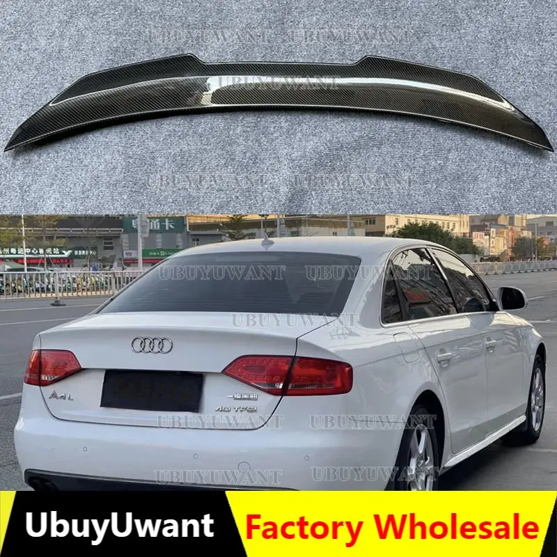 

PSM Style Carbon Fiber Rear Trunk Spoiler For Audi A4 B8 Sedan 2008 - 2011 Year Car Rear Wing Spoiler (Not Fit Sline S4 RS4)