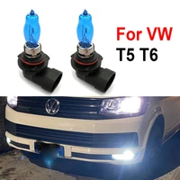 car 2x front fog light for vw multivan transporter caravelle t5 t5 1 t6 2003 2005 2010 2018 2019 55w 100w canbus bulbs white