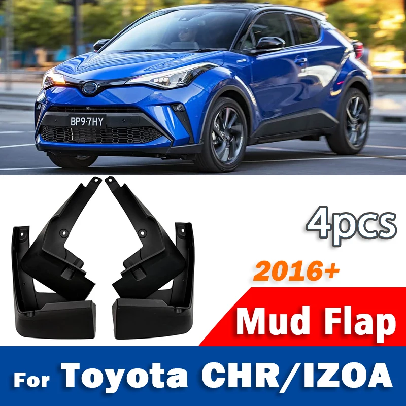 Фото 2016-2023 Защитные брызговики (комплект из 4 шт.) для Toyota C-HR, аксессуары для автомобиля №1