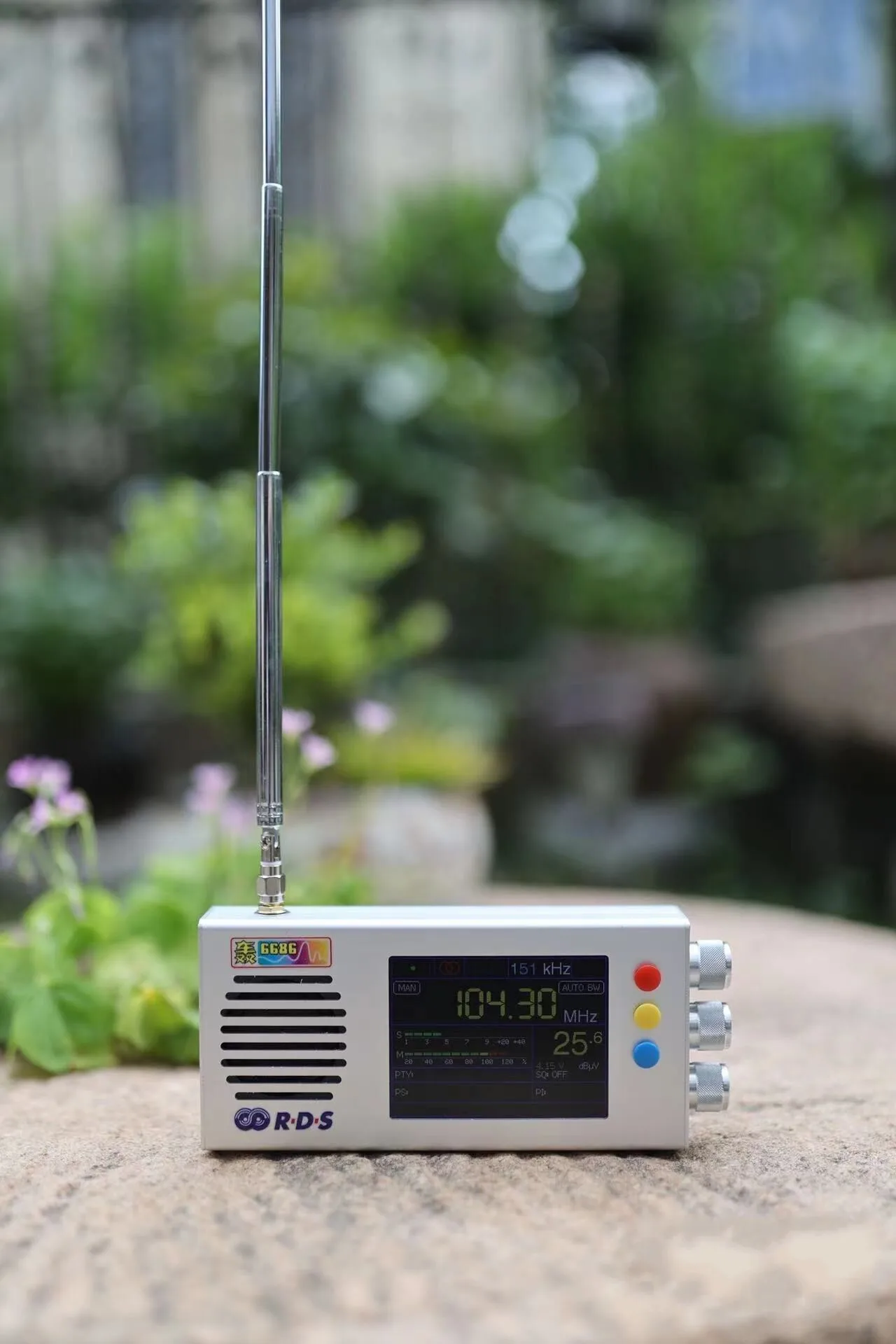 1 2 FW TEF6686 Полнодиапазонный FM/MW/короткая волна HF/LW радиоприемник + 3 дюймовый