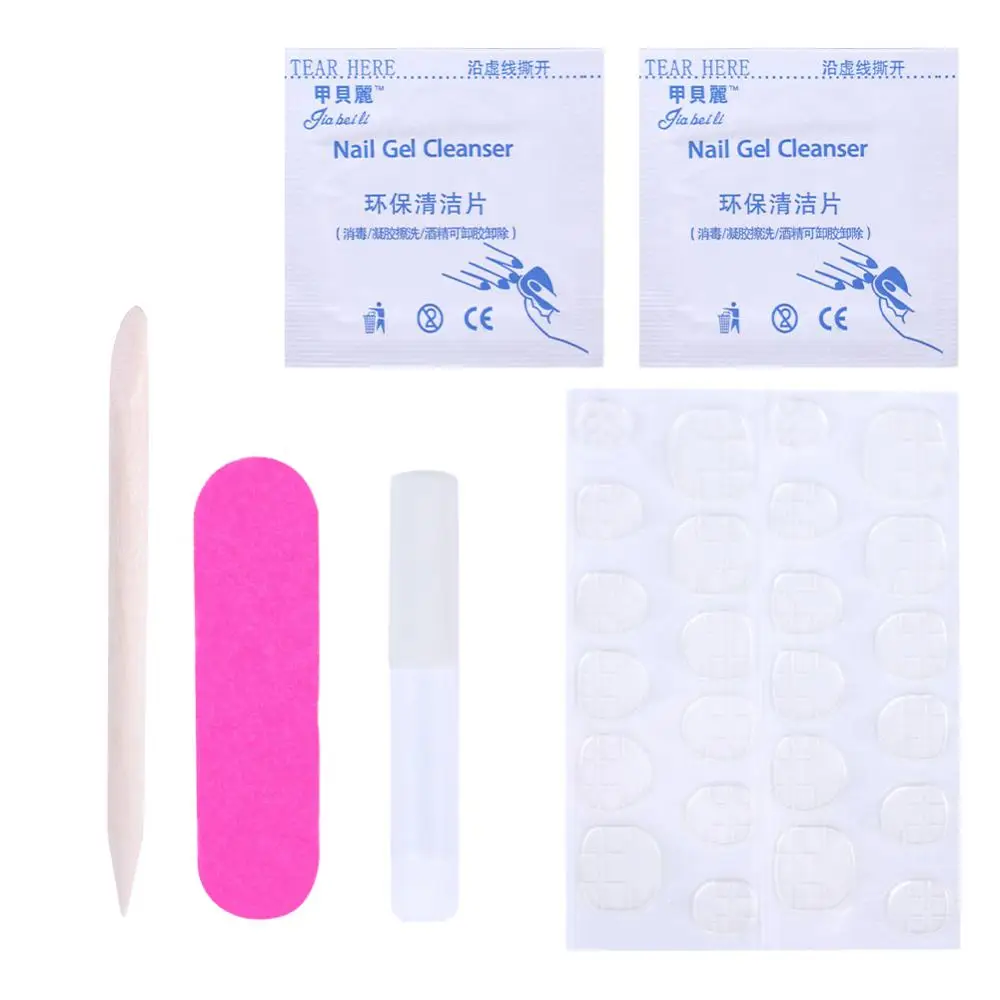 

Nail Polish Remover Set Nail File Nail Removal Rod Jelly Gel Alcohol Cotton Polishing Strip set Nail Enhancement Kit Finished