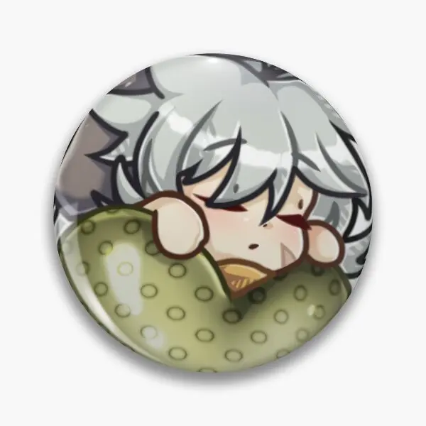 

Genshin мягкая металлическая брошь в форме бритвы для украшения одежды значок шапка забавная Милая брошь