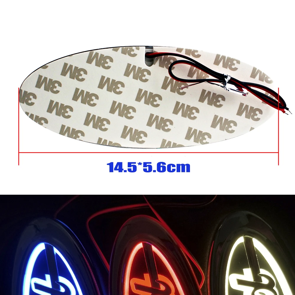 

Для светодиодный LED Insignia светильник 5D логотип светильник для Ford Focus Fusion Mondeo Mustang Explorer Ford наклейка для передней решетки радиатора задняя накле...