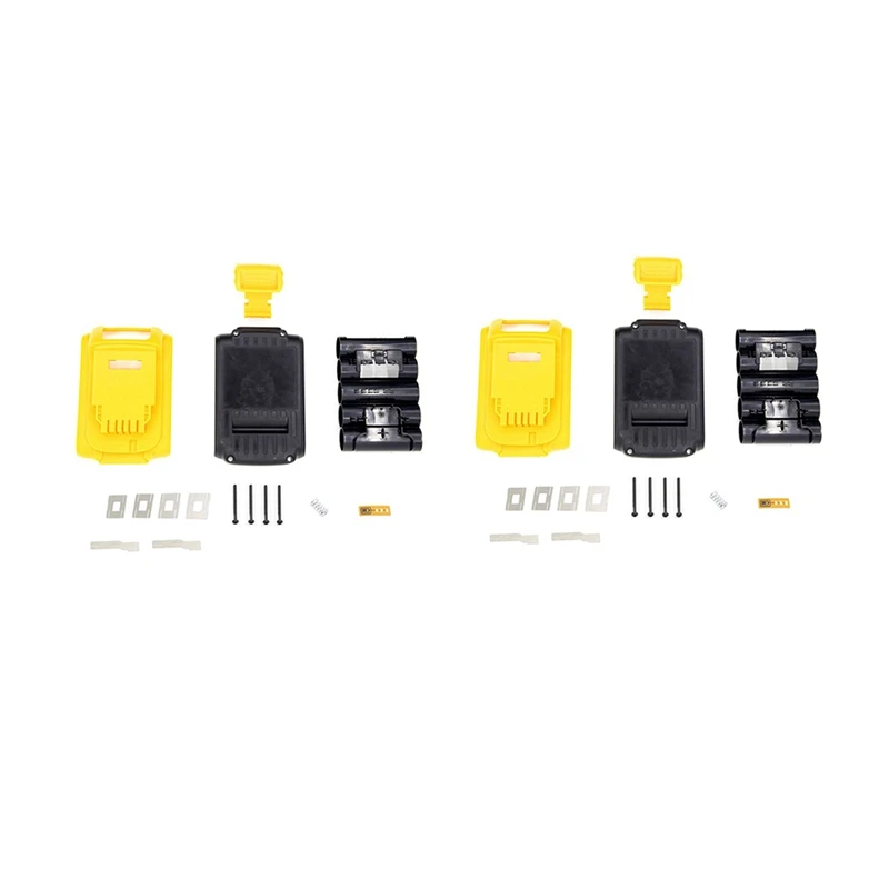

2 Set Battery Replacement Plastic Case For Dewalt 20V DCB201,DCB203,DCB204,DCB200 18V Li-Ion Battery Cover Parts