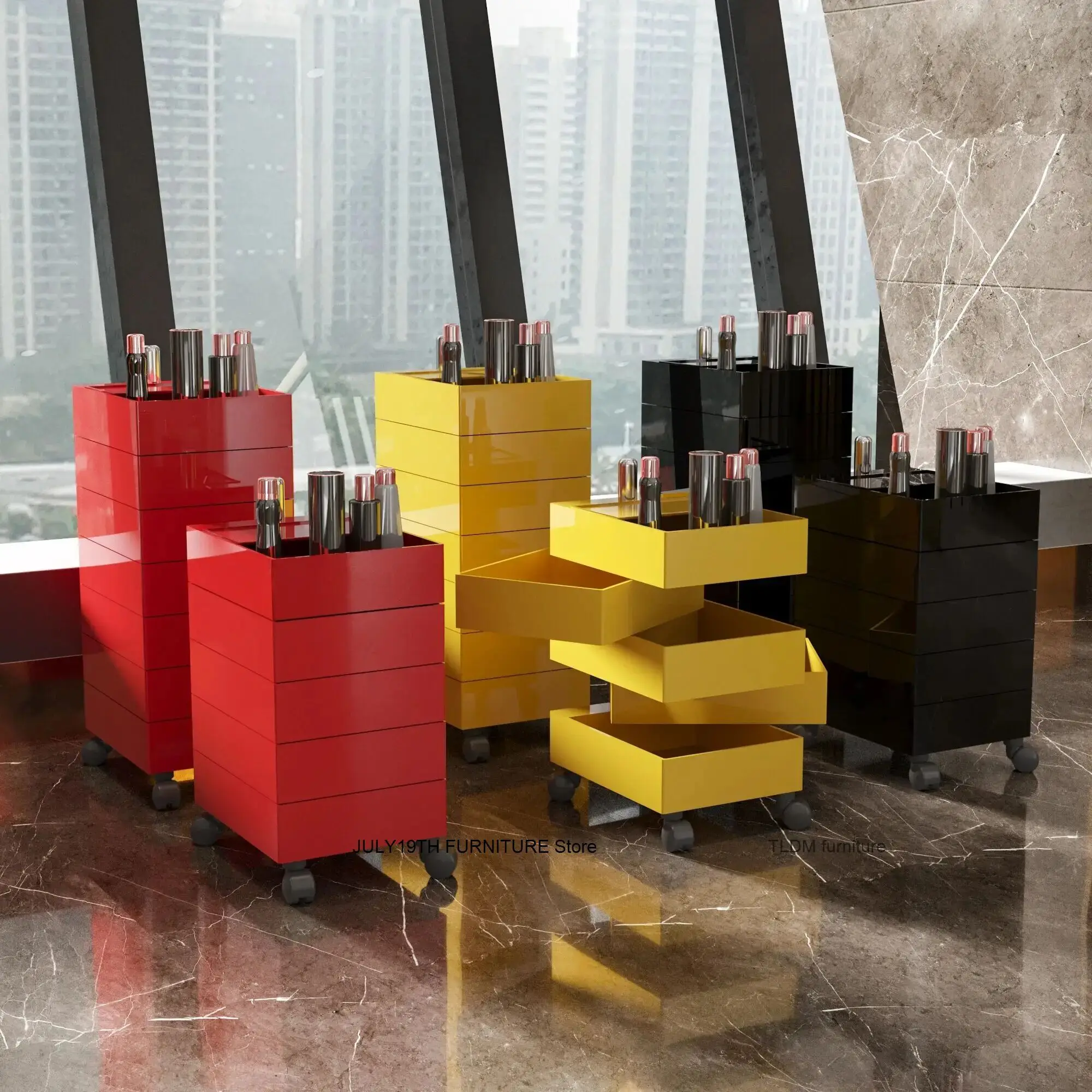 Металлическая Тележка для хранения на колесах вспомогательное оборудование