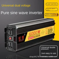 new vehicle mounted high power universal dual voltage pure sine wave inverter 1224 to 220v4860 to 220v