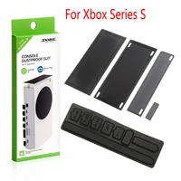 for xbox series x s dust proof cover mesh filter jack stopper kit game console anti dust plugs pack protector accessories