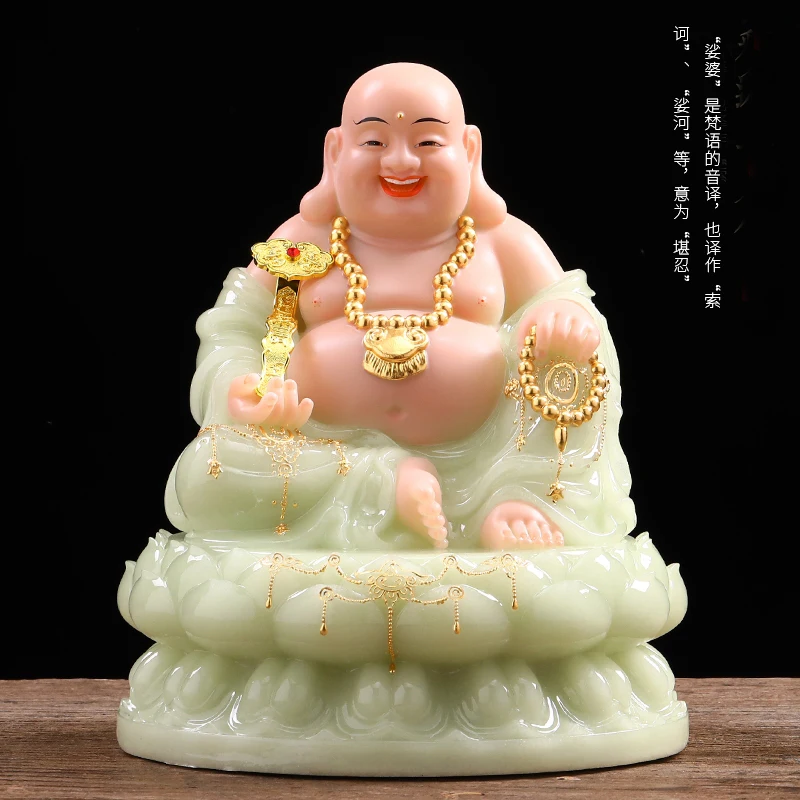 

5A + 30 см дома высокого качества статуя Будды Те Гуань Инь (железная Гуаньинь) PU SA Будда Авалокитешвара цвет Керамика статуя благословит безопасный для здоровья удачи