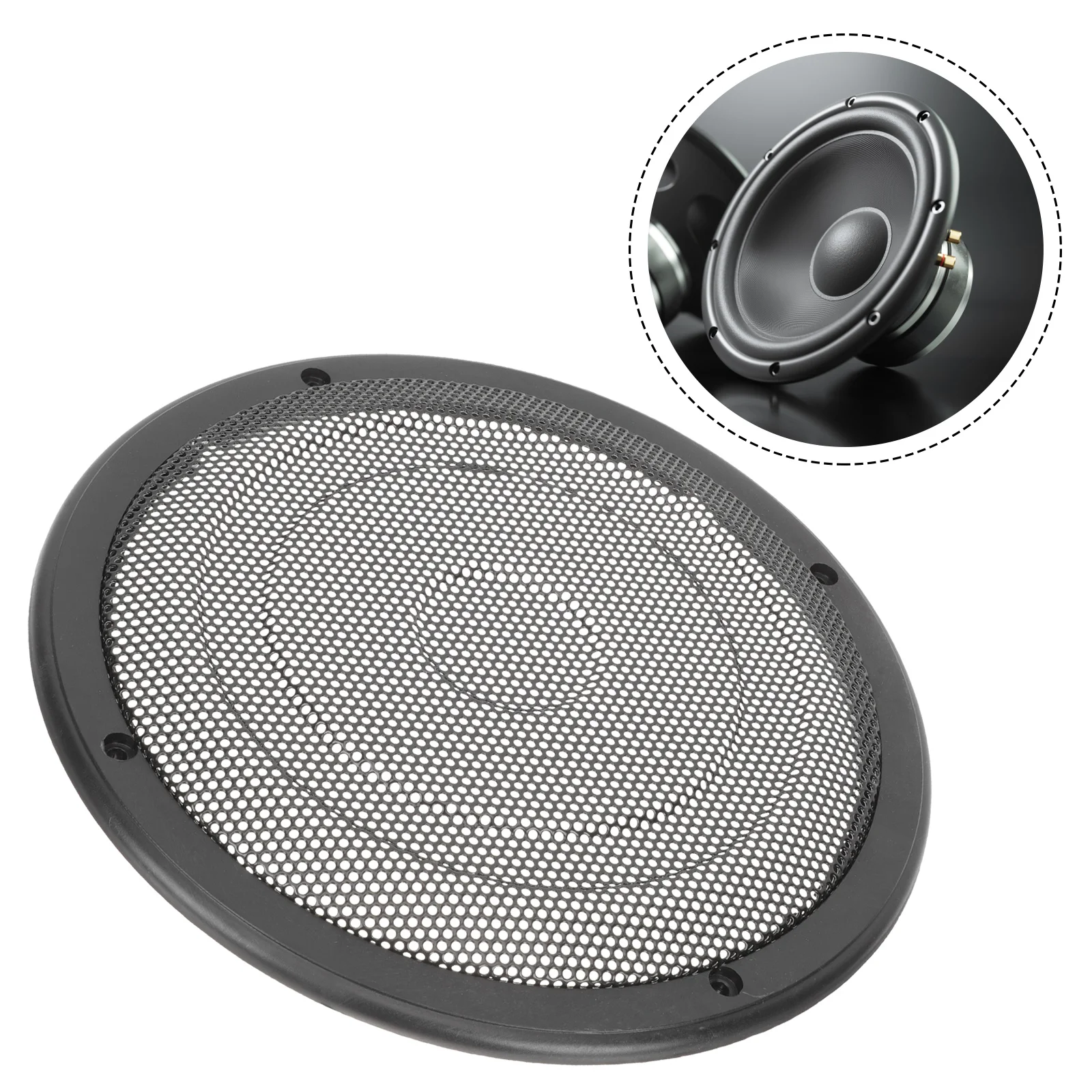 

Speaker Cover Car Mesh Net Audio Grill Protector Epicenter Subwoofer Guard Decorative Accessories Woofer Replacement Loudspeaker