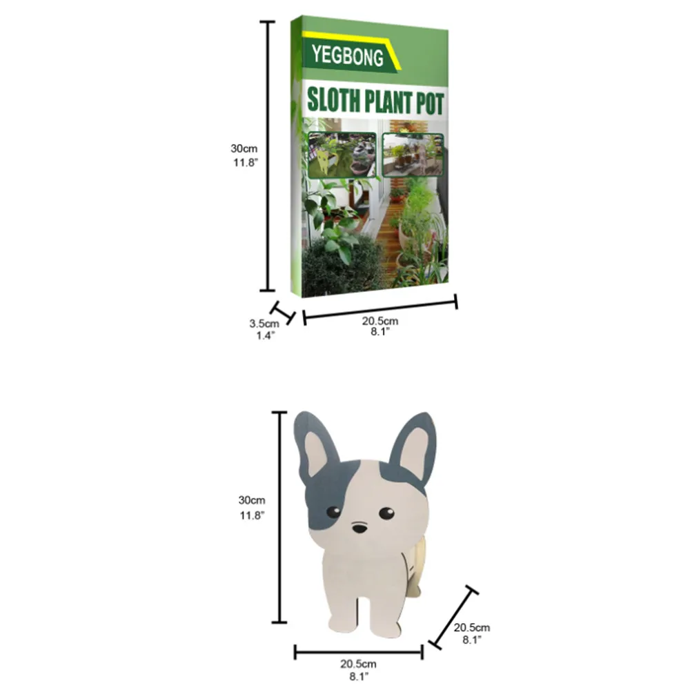 Flower Pot Creative Cartoon Animal Design Succulent Plant for Living or Artificial Plants Indoor Outdoor Garden Decoration |