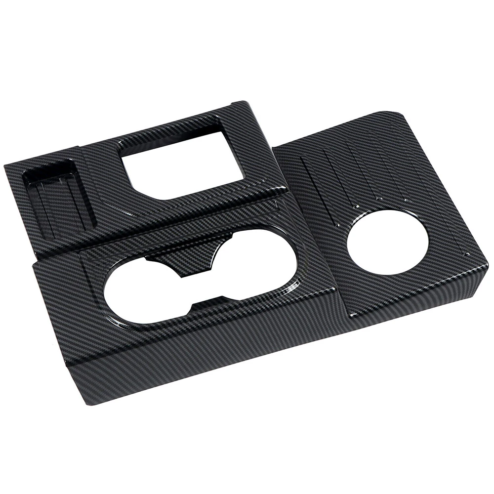 

Автомобильная центральная консоль ABS, 1 шт., крышка переключения передач, отделка, углеродное волокно, черная, для Toyota Tundra 2014-2021