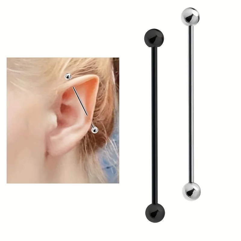 1/3 пары серег-гвоздиков в стиле панк из нержавеющей стали с кубическим цирконием