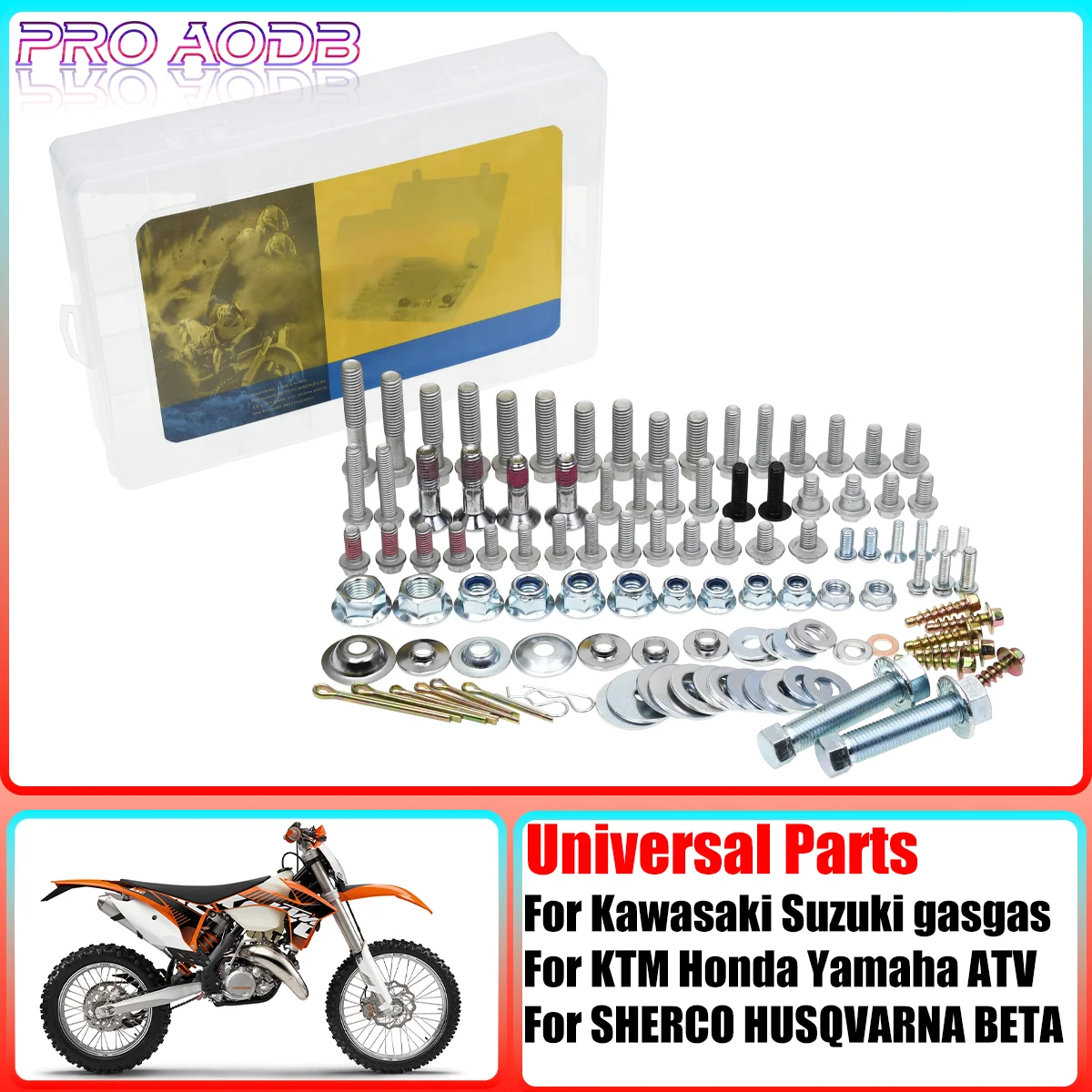 Комплект болтов для крыльев мотокросса всего автомобиля Yamaha 85 125 150 250 350 450 YZ YZF WR WRF